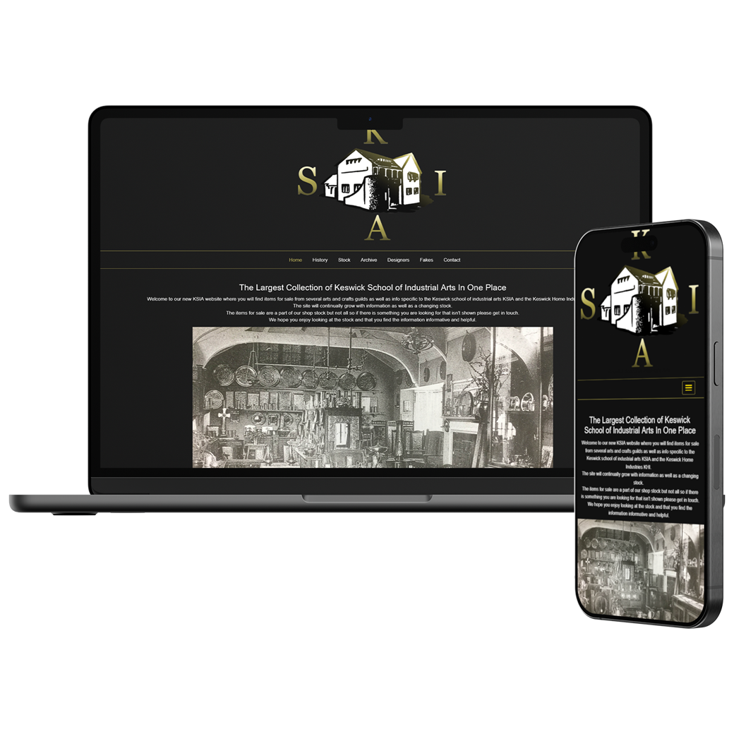 KSIA website shown on laptop and mobile devices